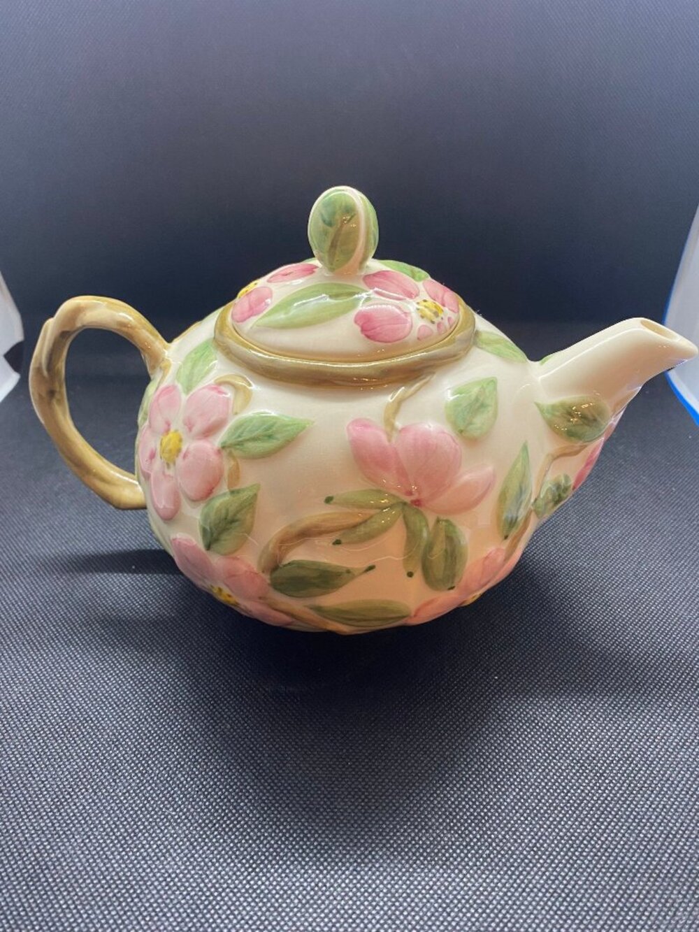 Desert Rose Teapot. Made in Portugal
